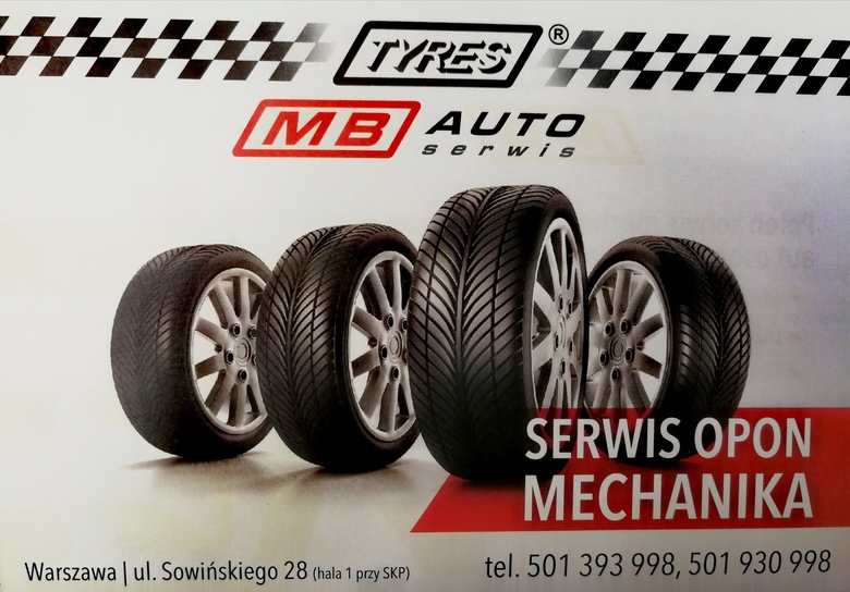 TYRES MB AUTOSERWIS Marcin Barysz wymiana opon