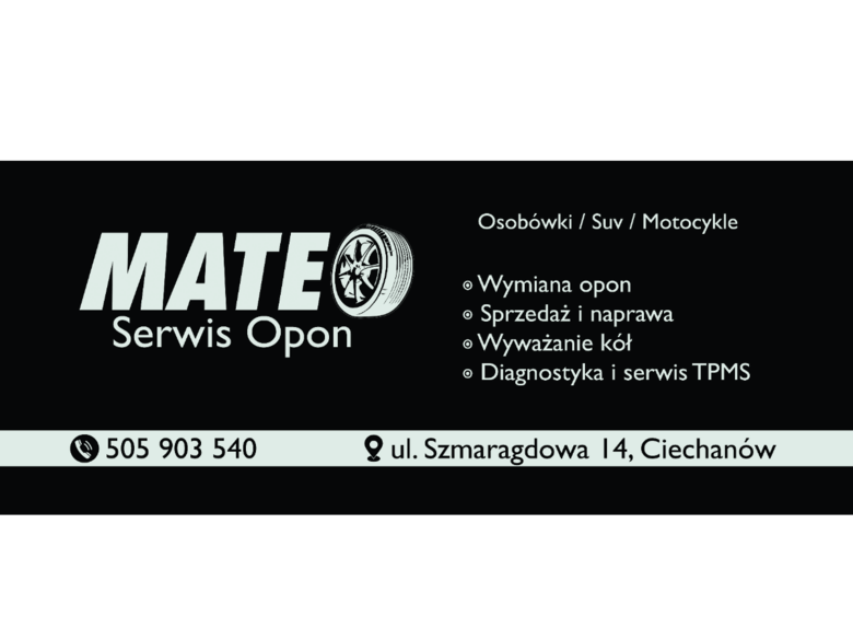 MATEO Serwis Opon wymiana opon